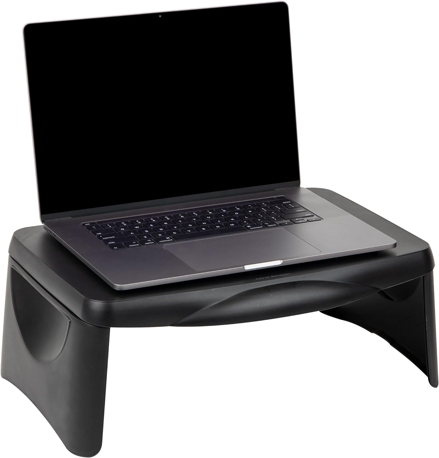 Lap Desk/Laptop Stand with Bed Tray, Folding Legs, Portable, Dorm, Plastic, 18.75&#x22; L x 11.25&#x22; W x 7.25&#x22; H, Black