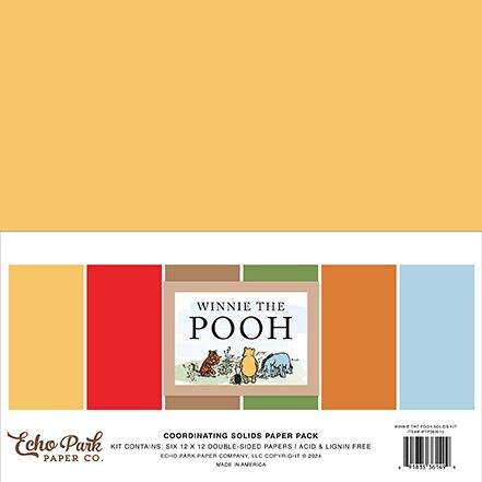  Echo Park Winnie the Pooh Solids Kit