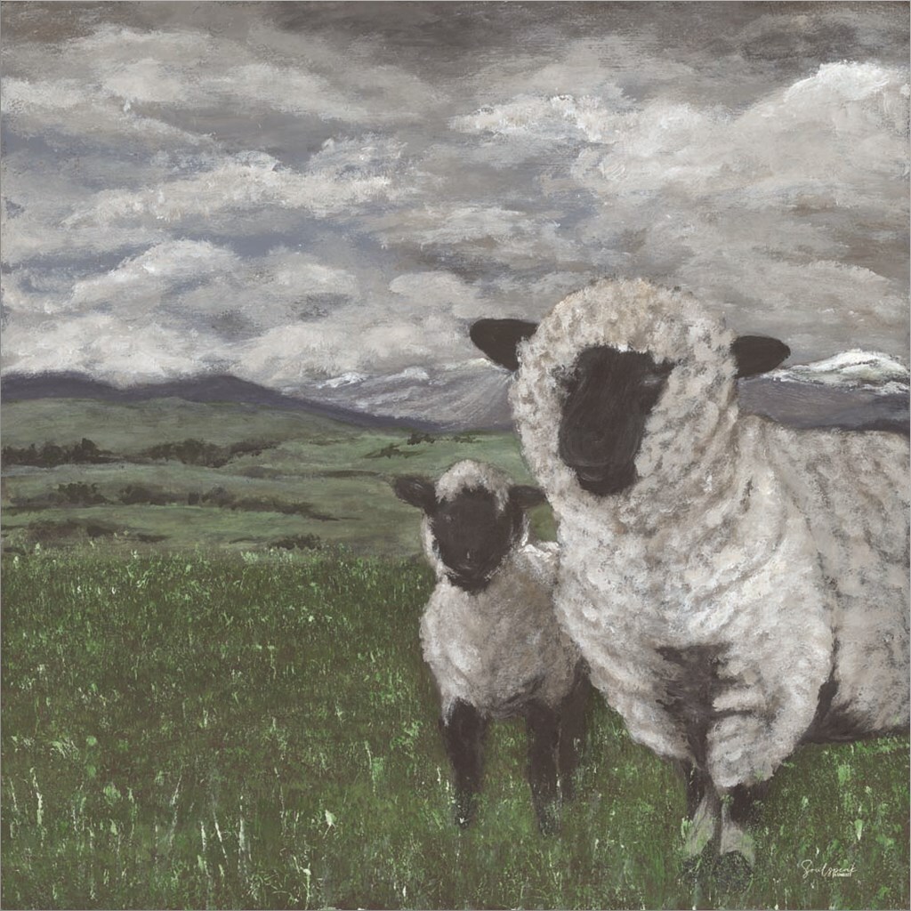 Scotland Spring by Soulspeak & Sawdust 12" x 12" Canvas Wall Art