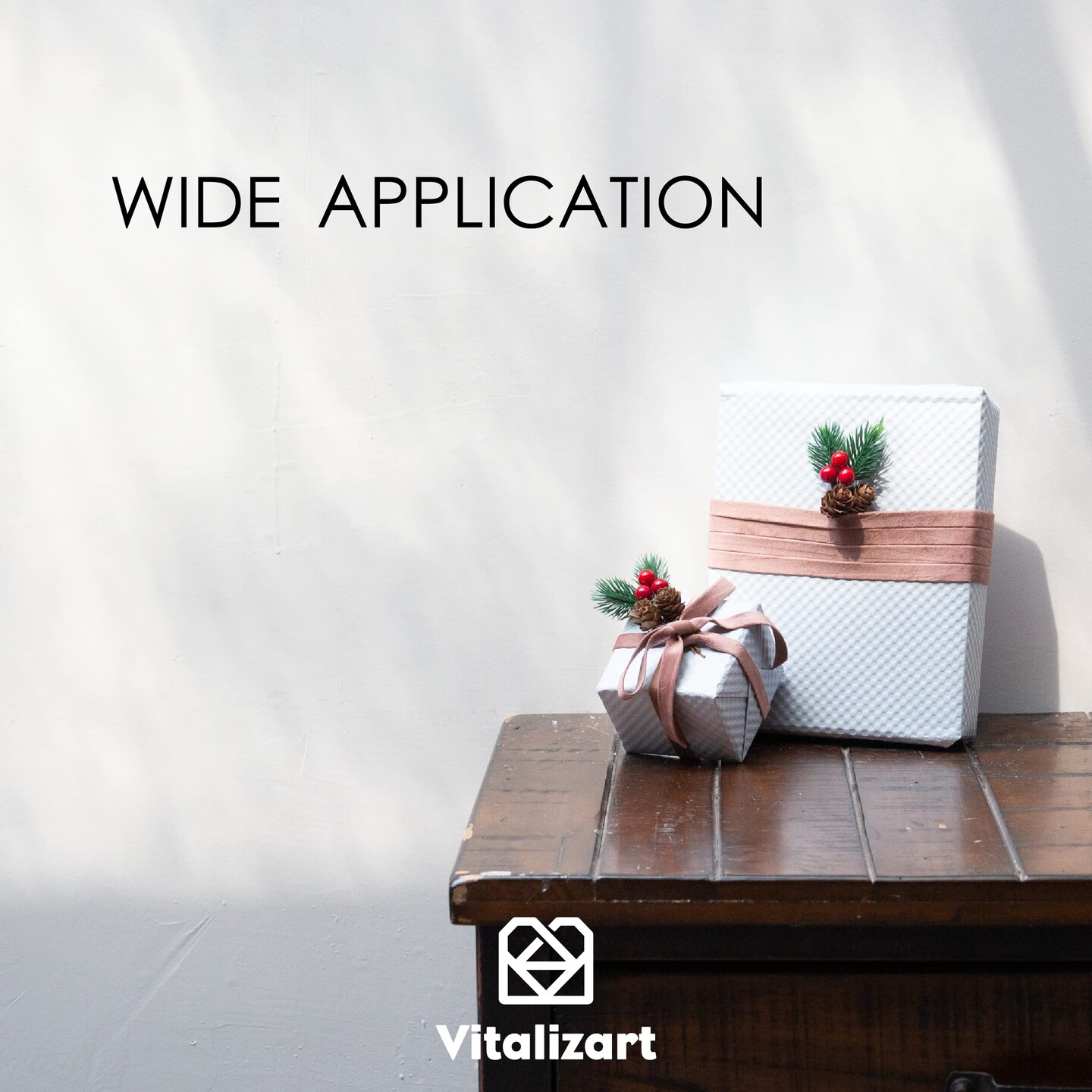 Rose Gold Velvet Ribbon Set 3/8"" x 15Yd Wooden Spool Fabric Trim Eco-Friendly 3 Rolls * 5Yd for Christmas Wreath Decoration Handmade Craft Ornaments Gift Wrapping & Bow Making