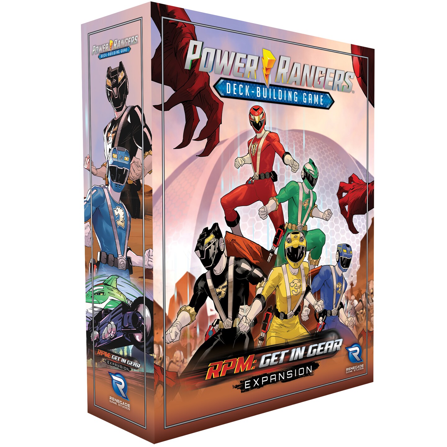 Power Rangers Deck-Building Game RPM: Get In Gear Expansion - Ages 14+, 2-4 Players, 30-70 Min