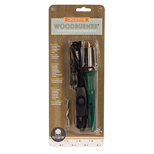 Creative Wood burner Introduction Value Tool for Beginner Wood Burning, 4 Points (Tips), Wood Burning Pen