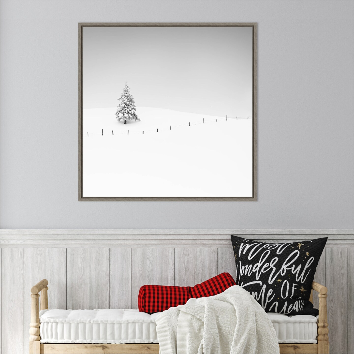Placeholder by Alexej Schulz Framed Canvas Wall Art