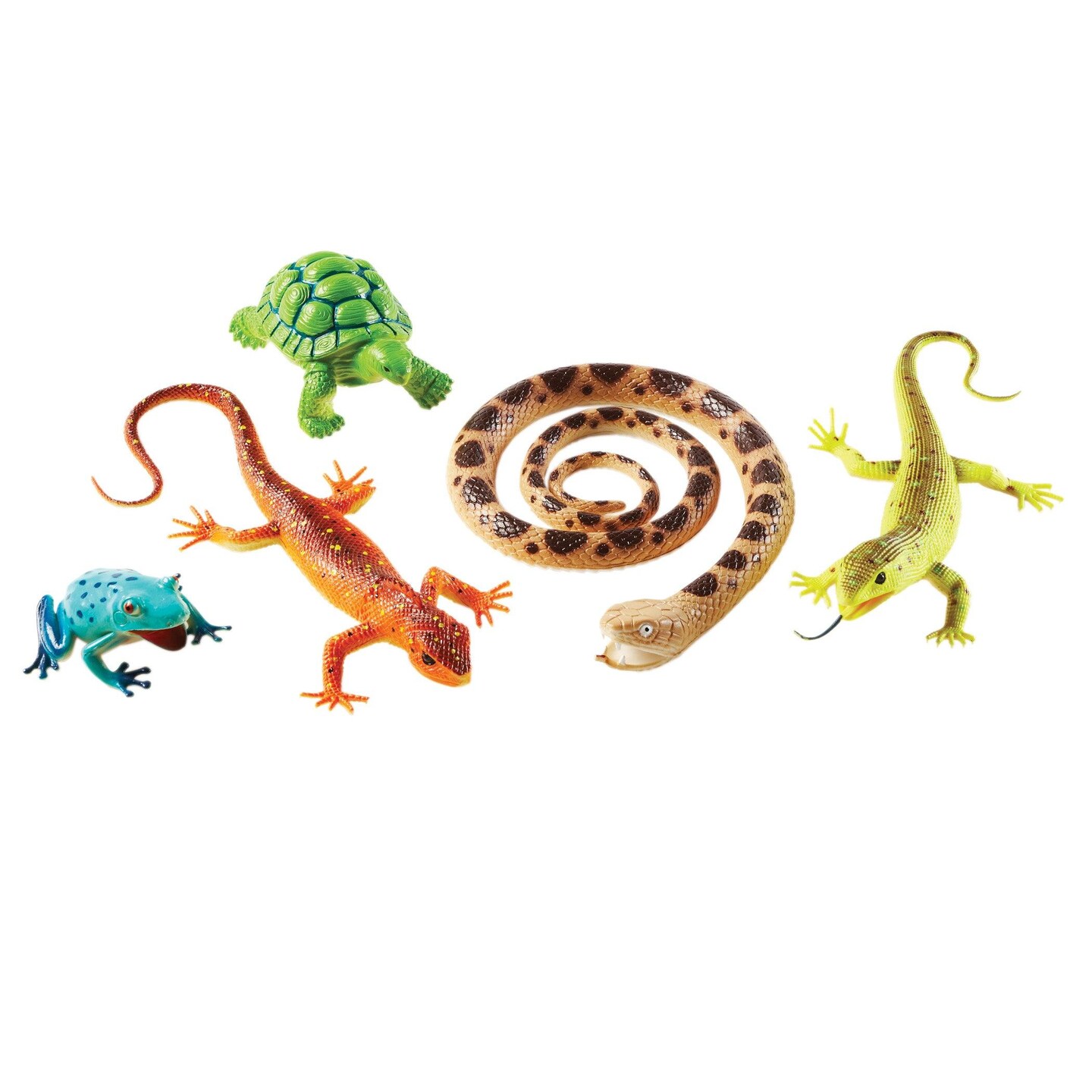 Jumbo Reptiles &#x26; Amphibians, Set of 5