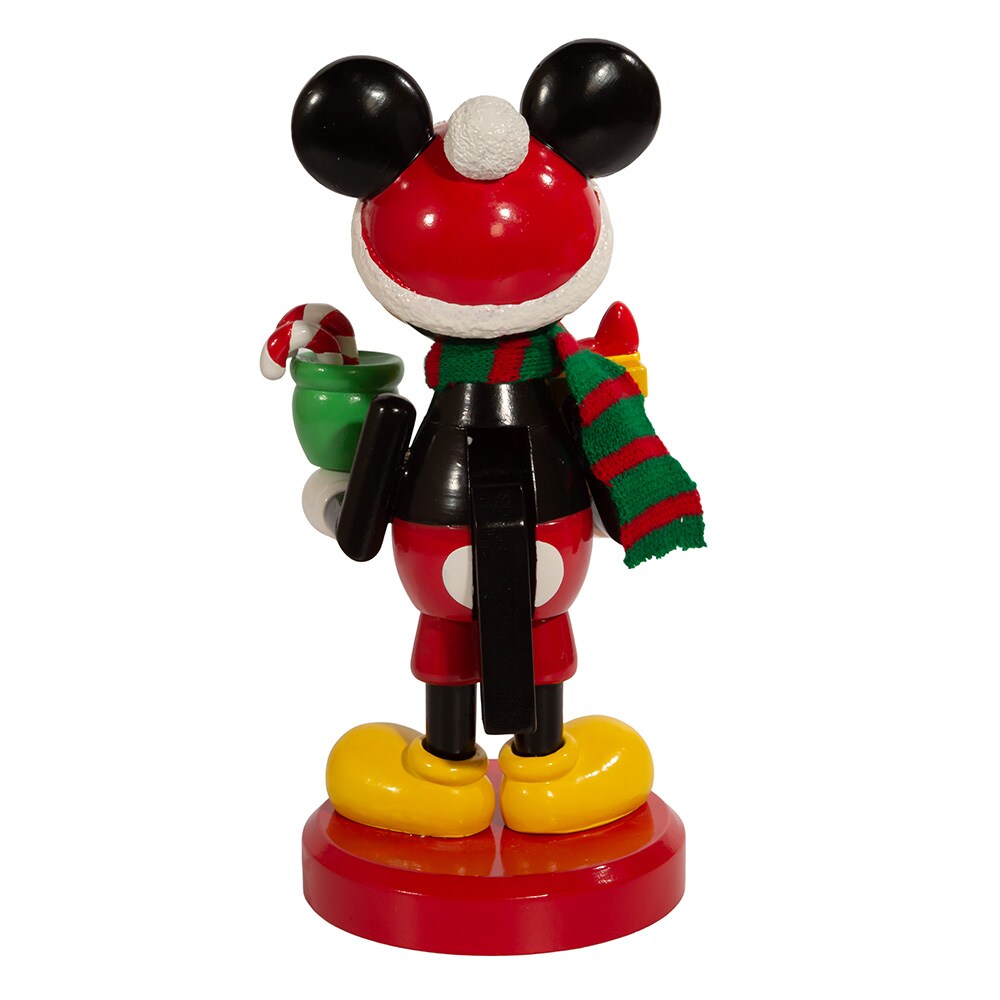 10&#x22; Disney&#xA9; Mickey Mouse With Present Nutcracker