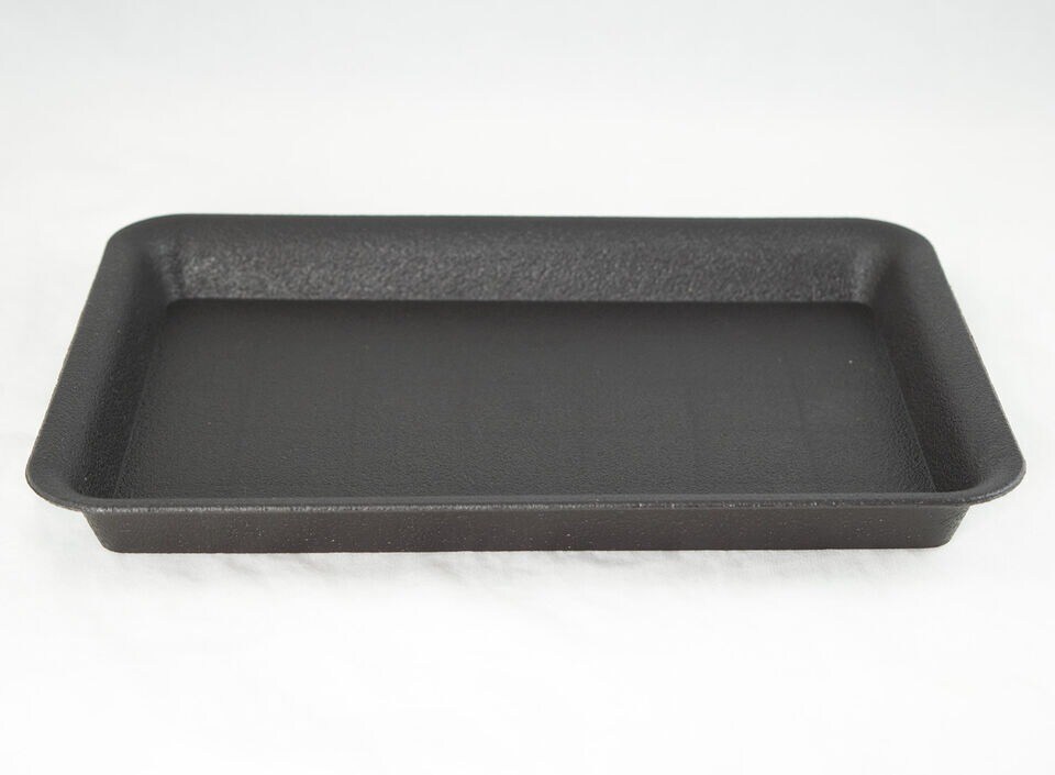 Rectangular Plastic Bonsai Training Pot + Tray Set 10"x 7.5"x 3" - Dark Brown