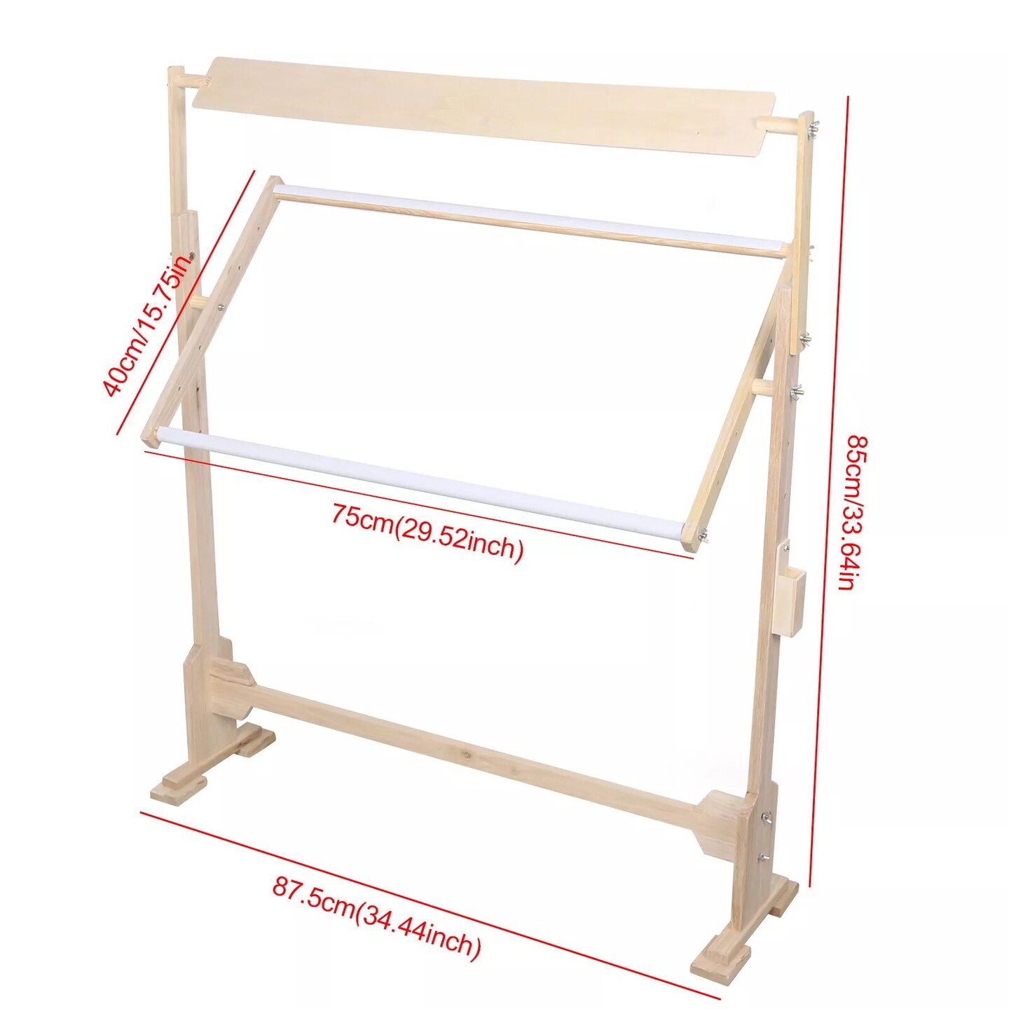 Kitcheniva Adjustable Vertical Embroidery Frame Cross Stitch Rack Hoop