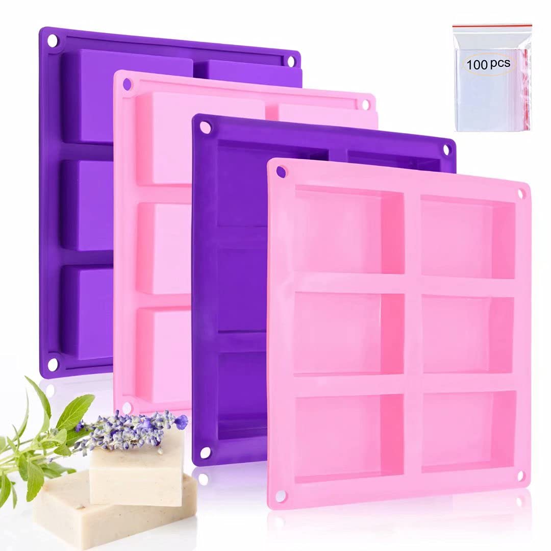 thumbnail image 2 of 4-Piece Silicone Freshie Soap Molds - Animal Shapes For DIY Soap, Chocolate & Crafts 2 of 9