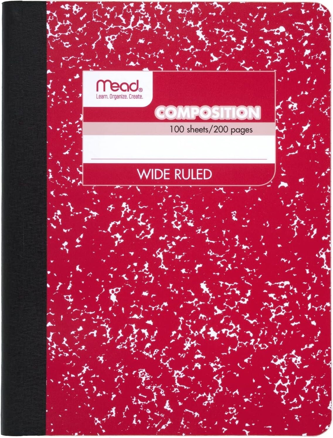 Composition Notebook, Wide Ruled Paper, 9-3/4&#x22; X 7-1/2&#x22;, 100 Sheets, Blue Marble (09918AY7)