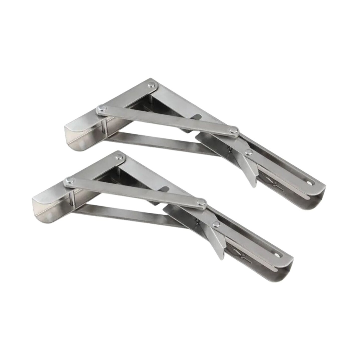 Kitcheniva 2 Pcs Heavy Duty Wall Mounted Folding Shelf Brackets