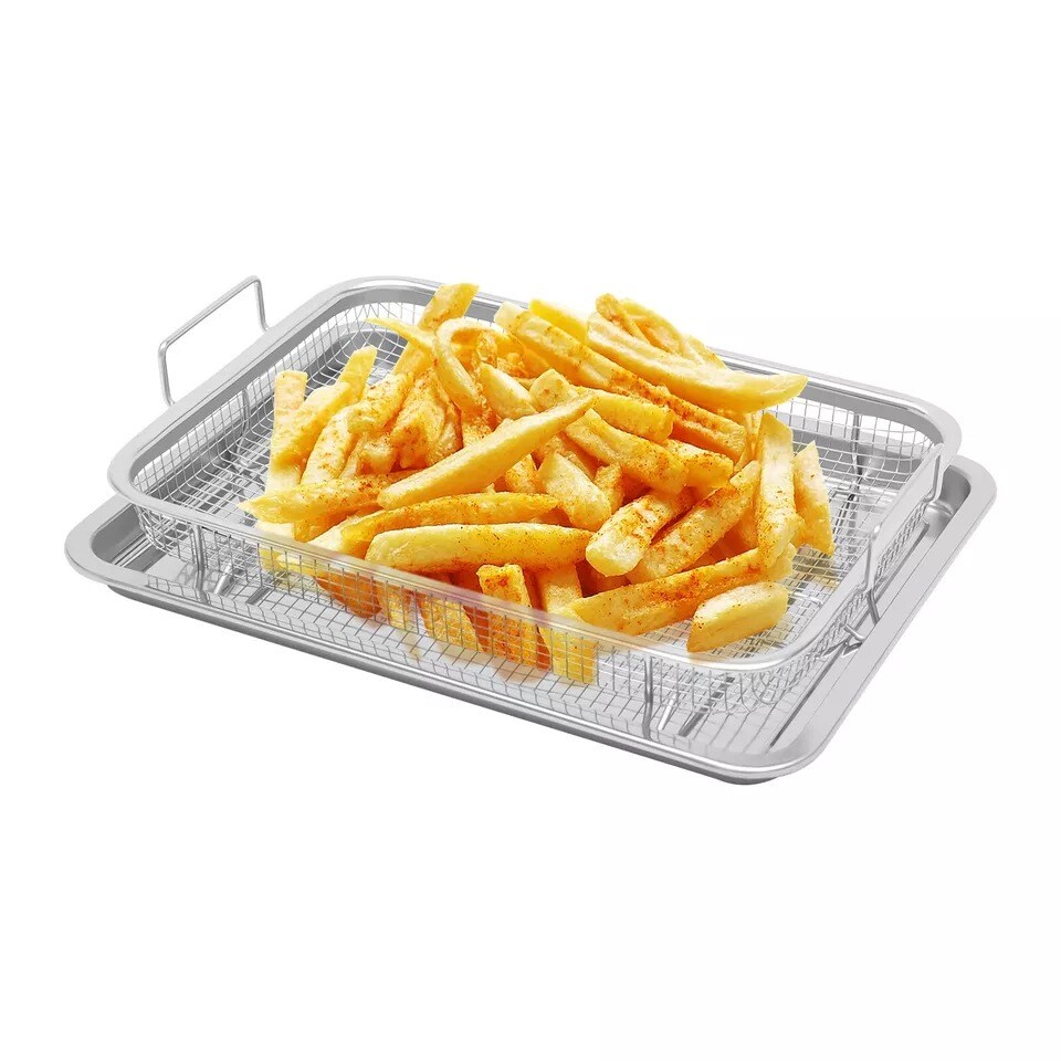 Stainless Steel Frying Basket Tray