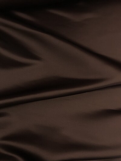 1 Yard Chocolate Brown Matte Satin Material 58/59” Width Soft Medium Weight