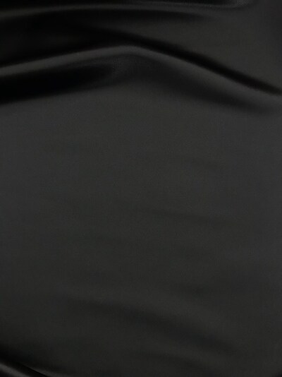 1 Yard Black Matte Satin Fabric Peau de Soie 58/59&#x22; Wide 100% Polyester