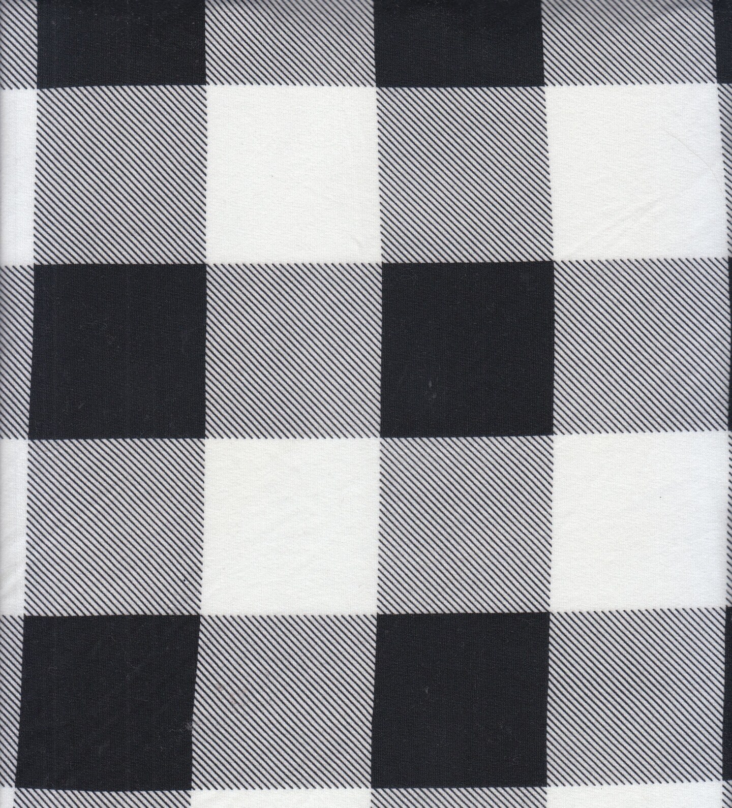 1 Yard DTY Brushed Buffalo Plaid Fabric 170 GSM Polyester Spandex Stretch 58/60&#x22; Width
