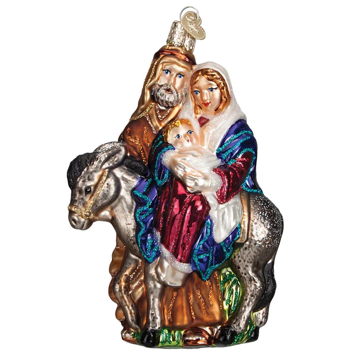 Old World Christmas: Flight To Egypt Hanging Ornament