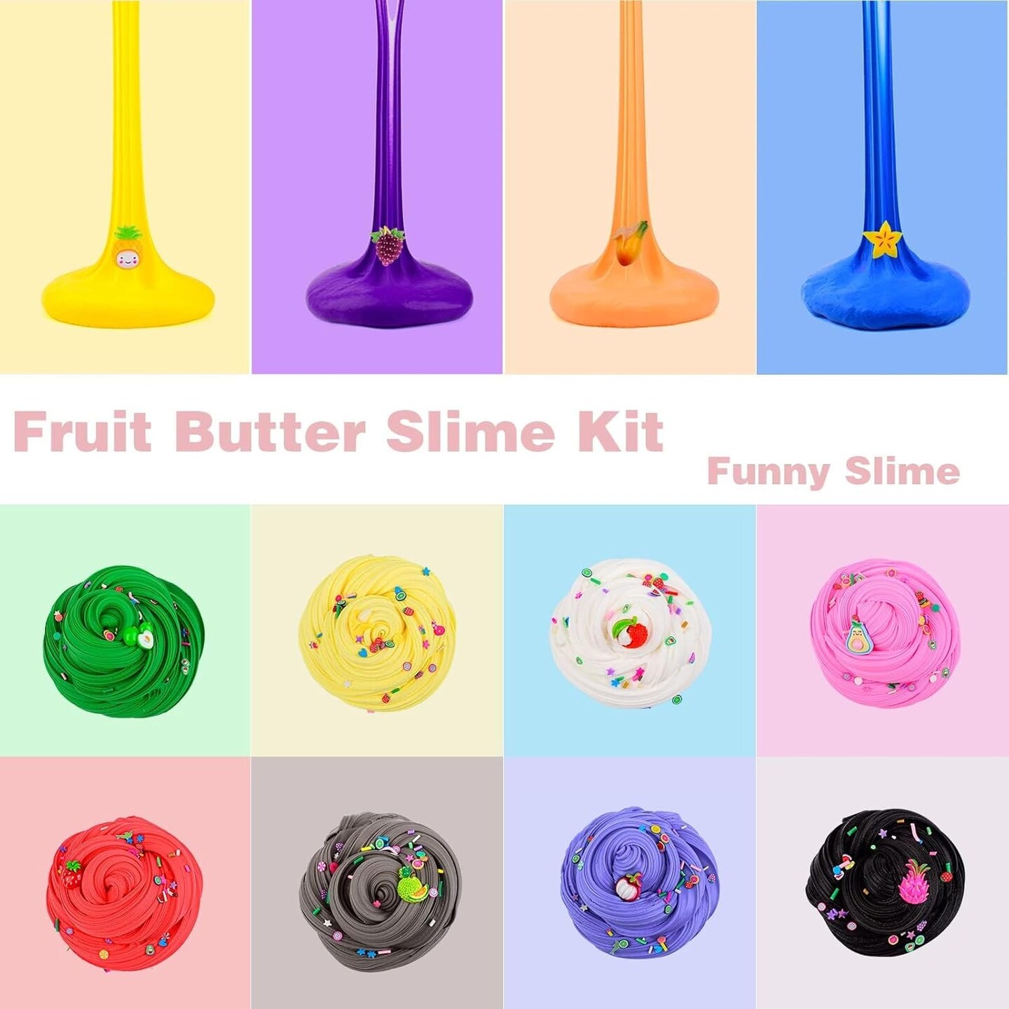 Slime Kit with 54 Pack Mini Butter Slime