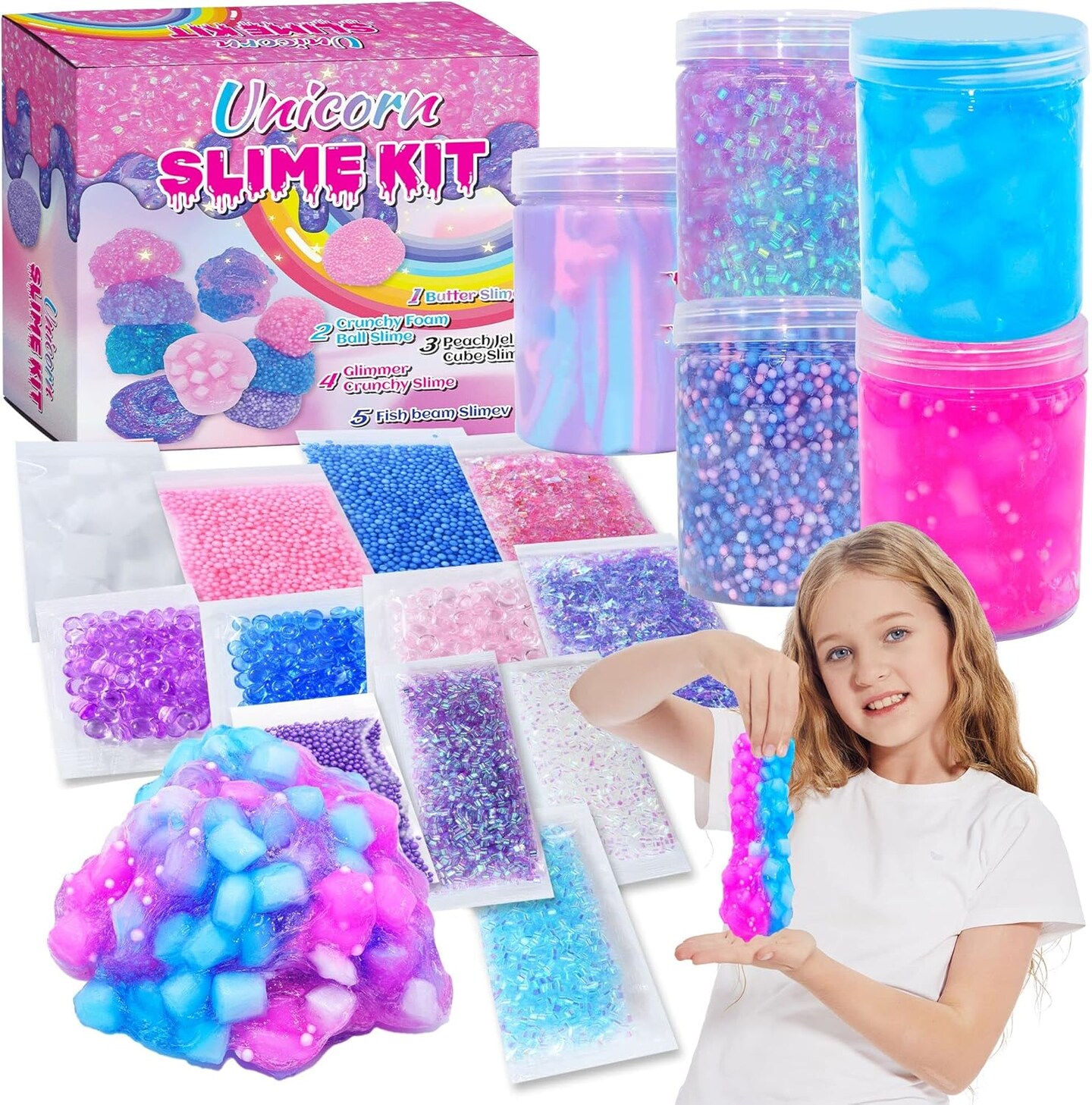 Unicorn Slime Kit for Girls