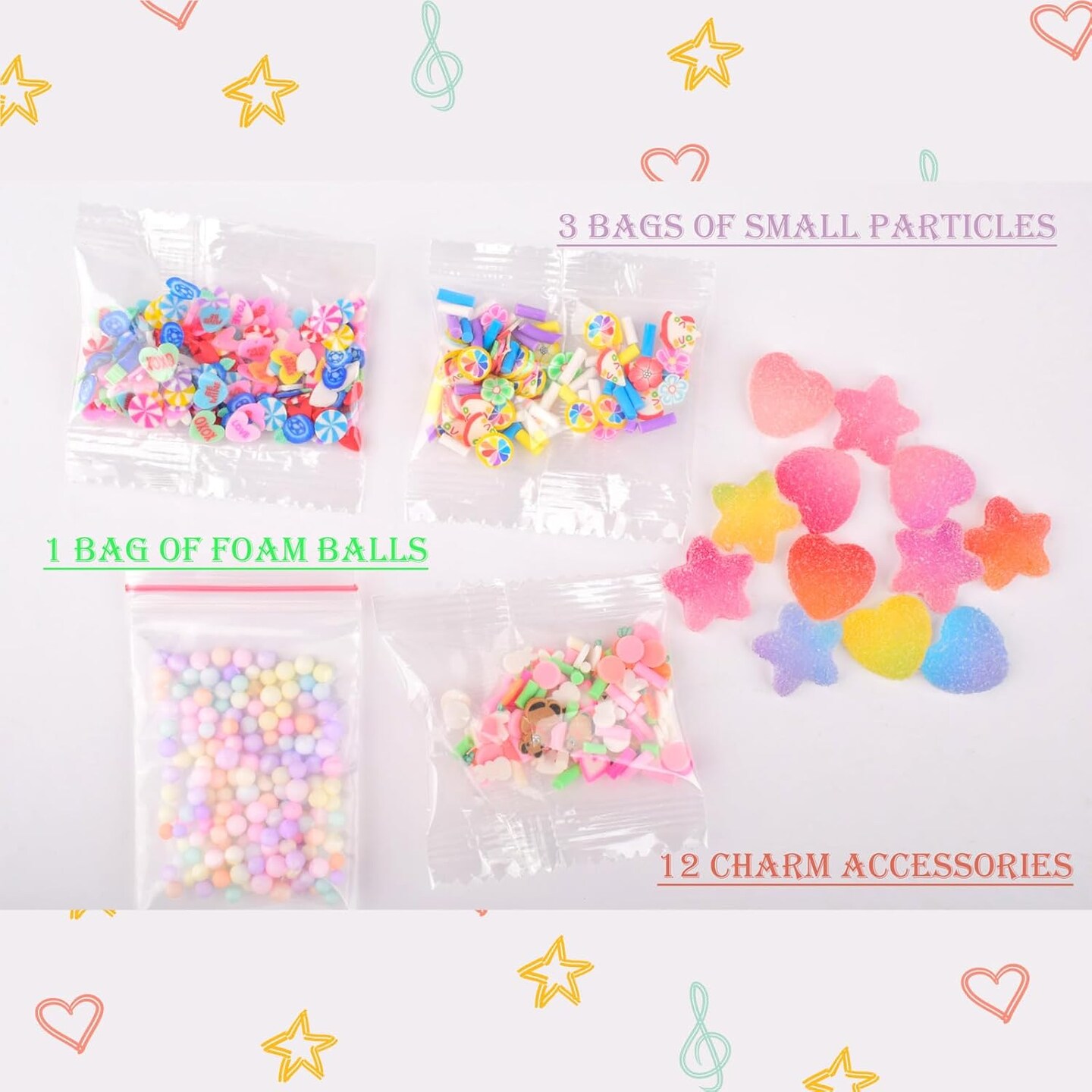 12 Pack Candy Butter Slime Kit for Kids