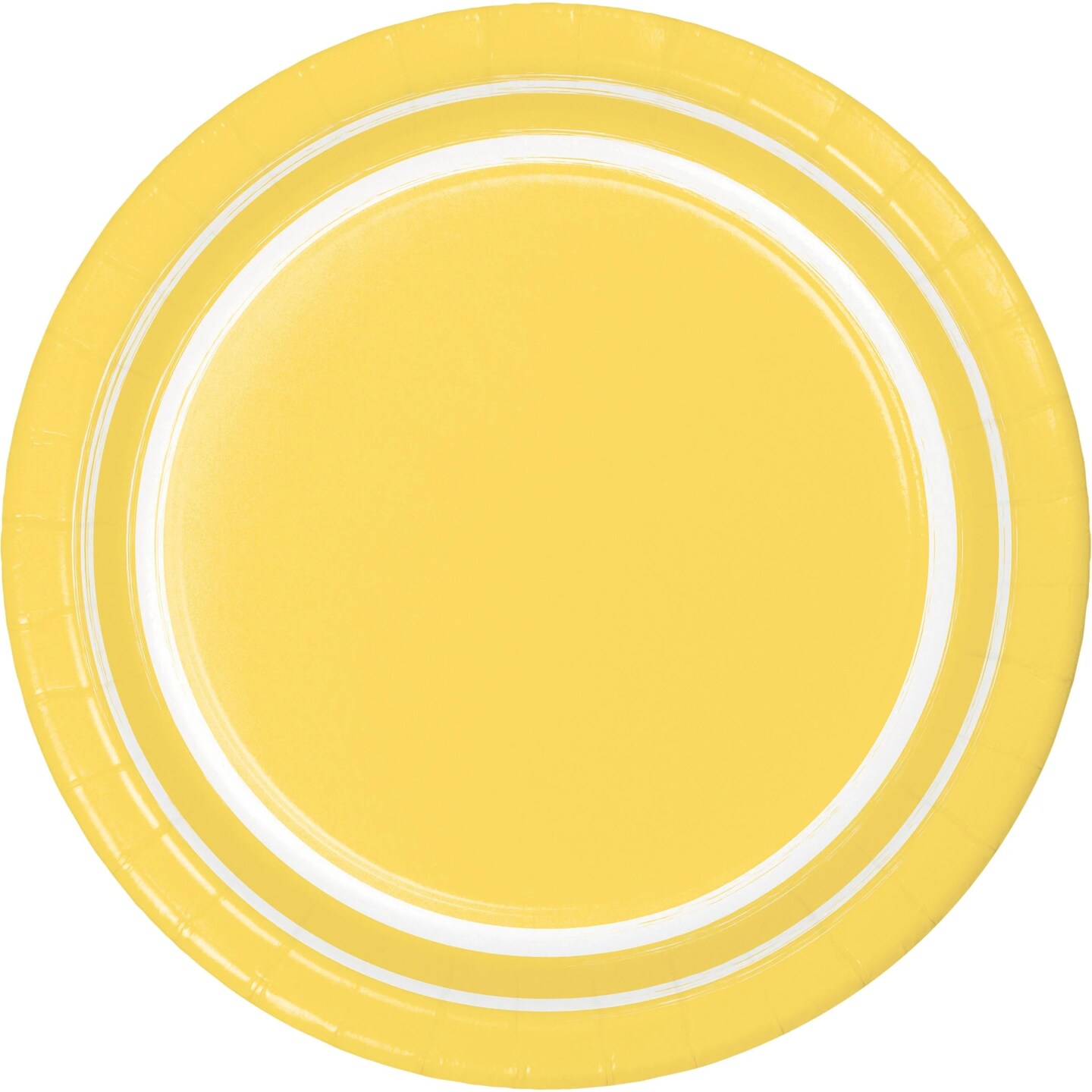 120 pc Bulk Soft Yellow 10 pc Bulk Sturdy Style 8.75 Inch 8.75 inch Dinner Plate