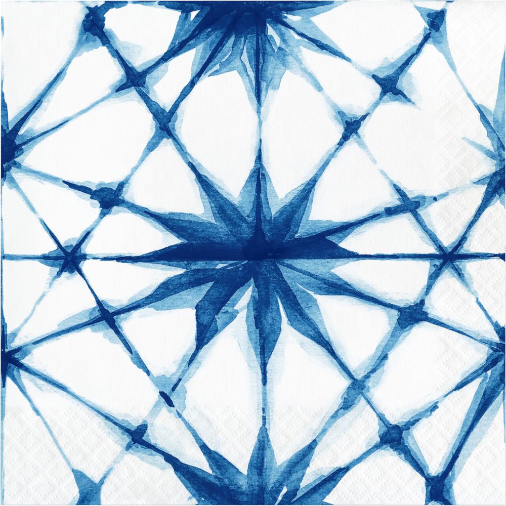 192 pc Bulk Shibori Luncheon Napkins