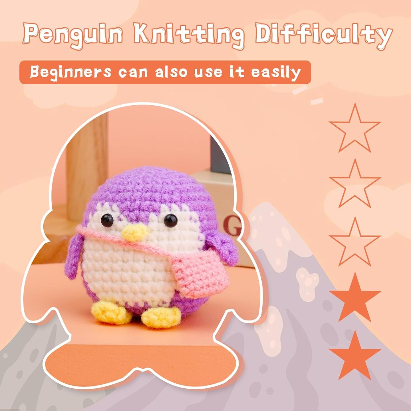 Aazon.co: Kgxulr 2 Pcs Colorful Whale Crochet Kit, Beginner Anial