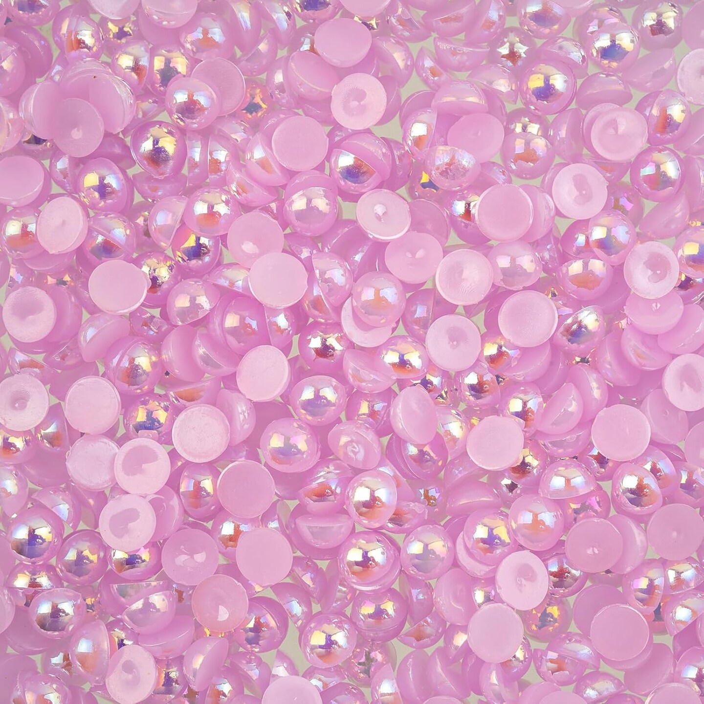 Crystal Lane DIY SS20(5mm) Plastic Pearl Flatback Rhinestones, 575pcs