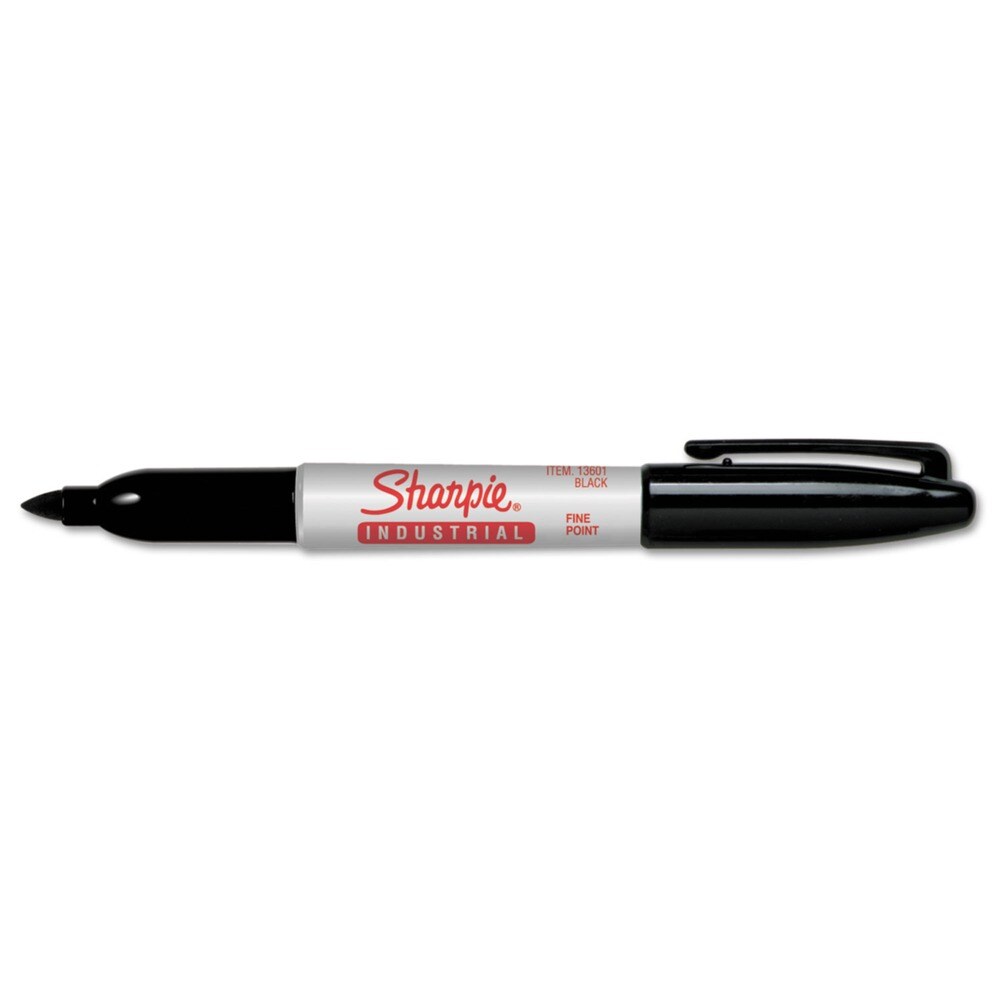 Sharpie Fine Tip Industrial Permanent Marker Value Pack - Black (36/Pack)