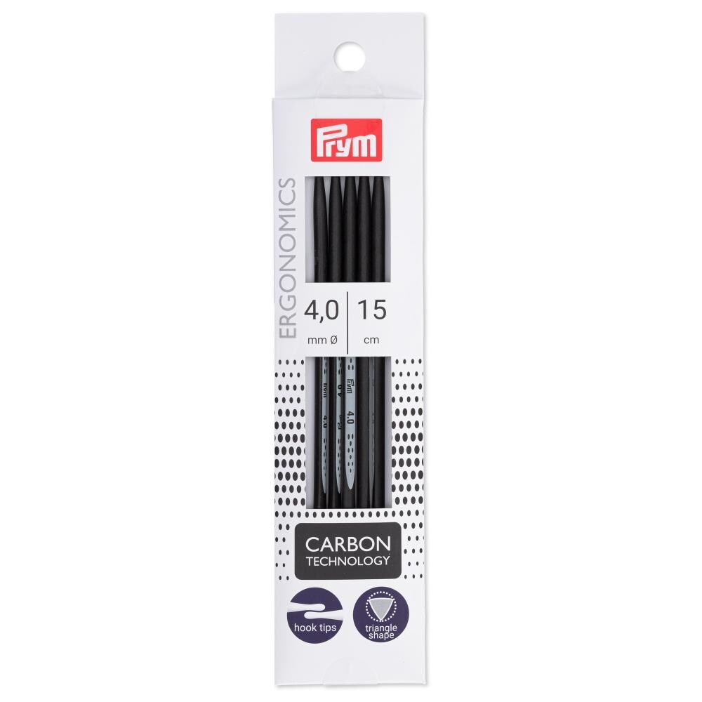 Prym 6" Double Point Knitting Needles - Sizes US 0 /2mm to 6 / 4mm