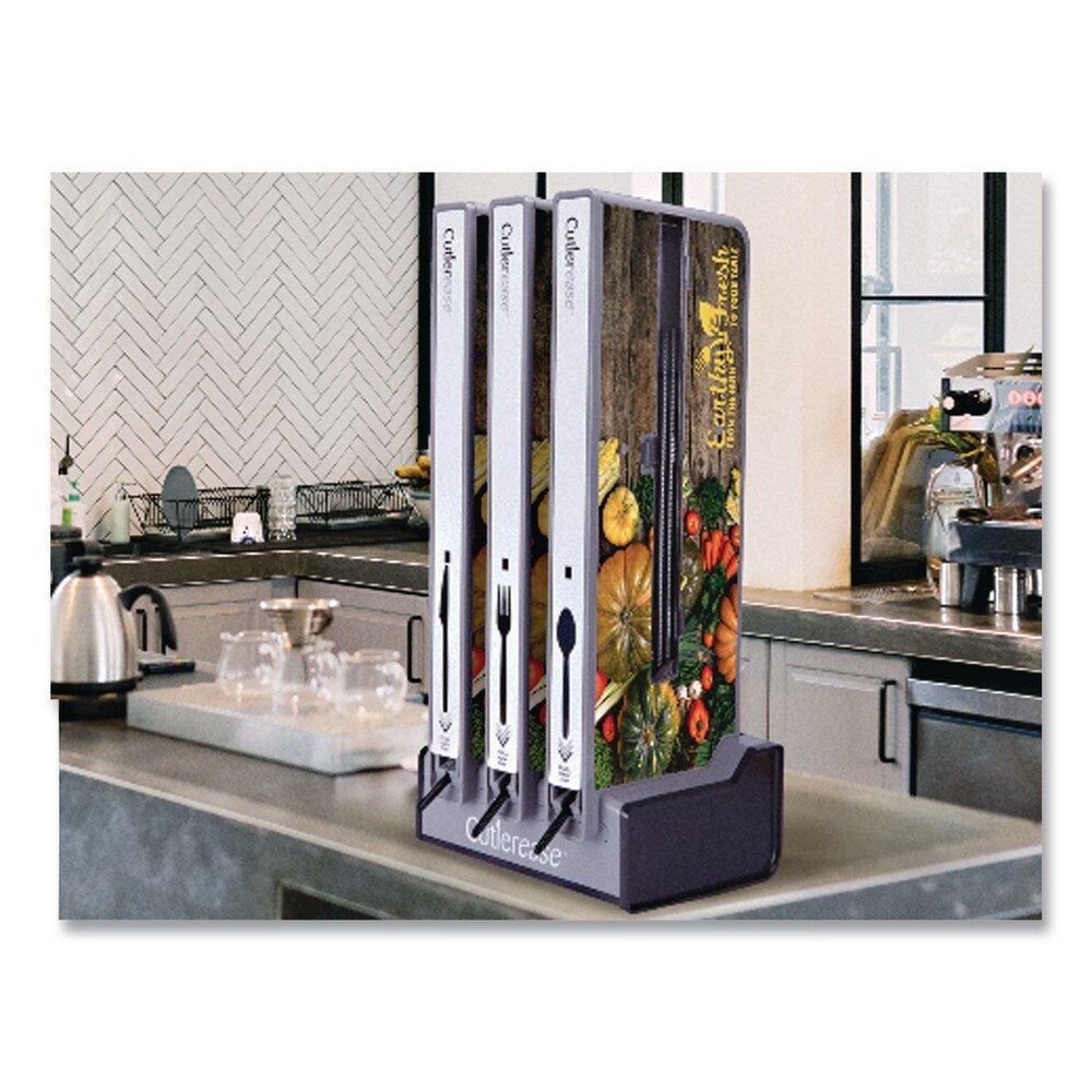 WNA 6 in. Knife Cutlery for Cutlerease Dispensing System - Black (960/Box)