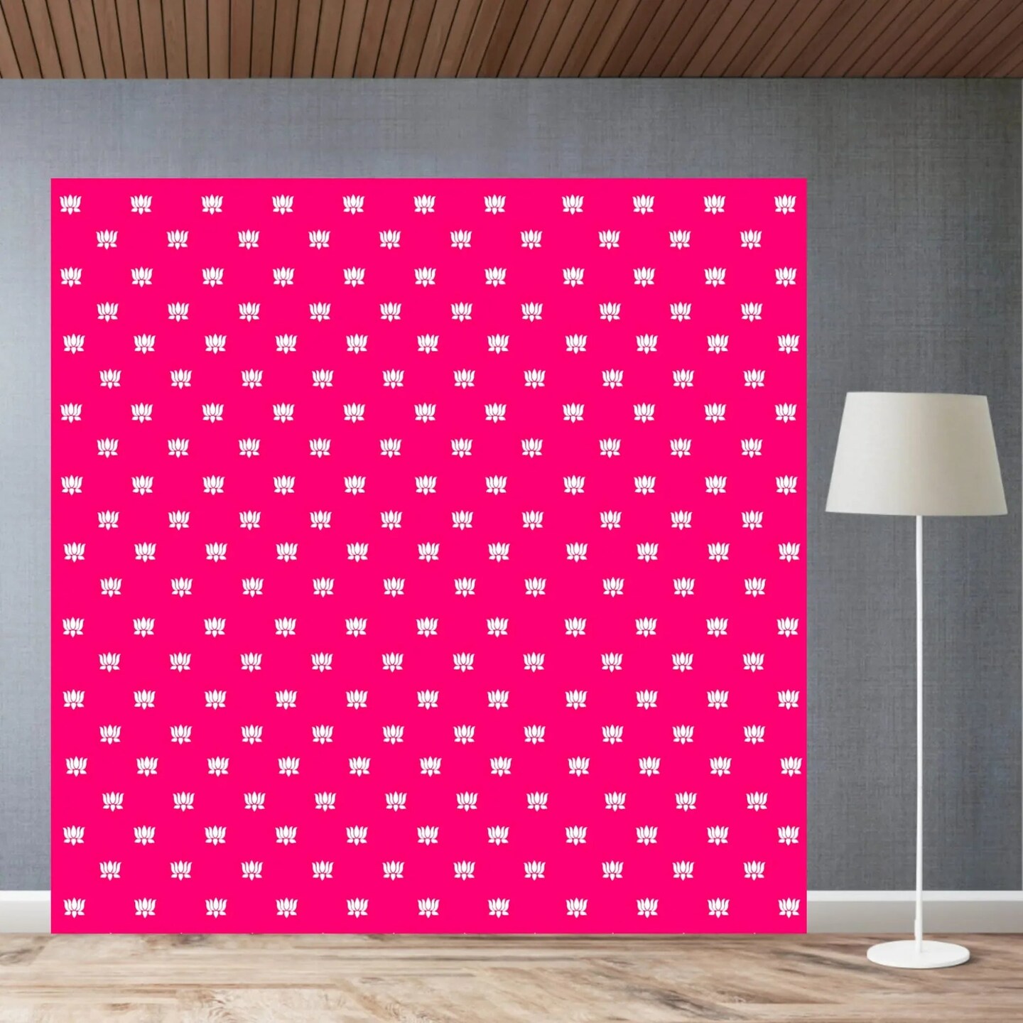 Lotus Backdrop Indian Traditional Cloth Indian Festival Decor Indian Pooja Wall Decor Indian Wall Art Photo Decor Banner Decorative Pooja Cloth Hindu Wedding Favor