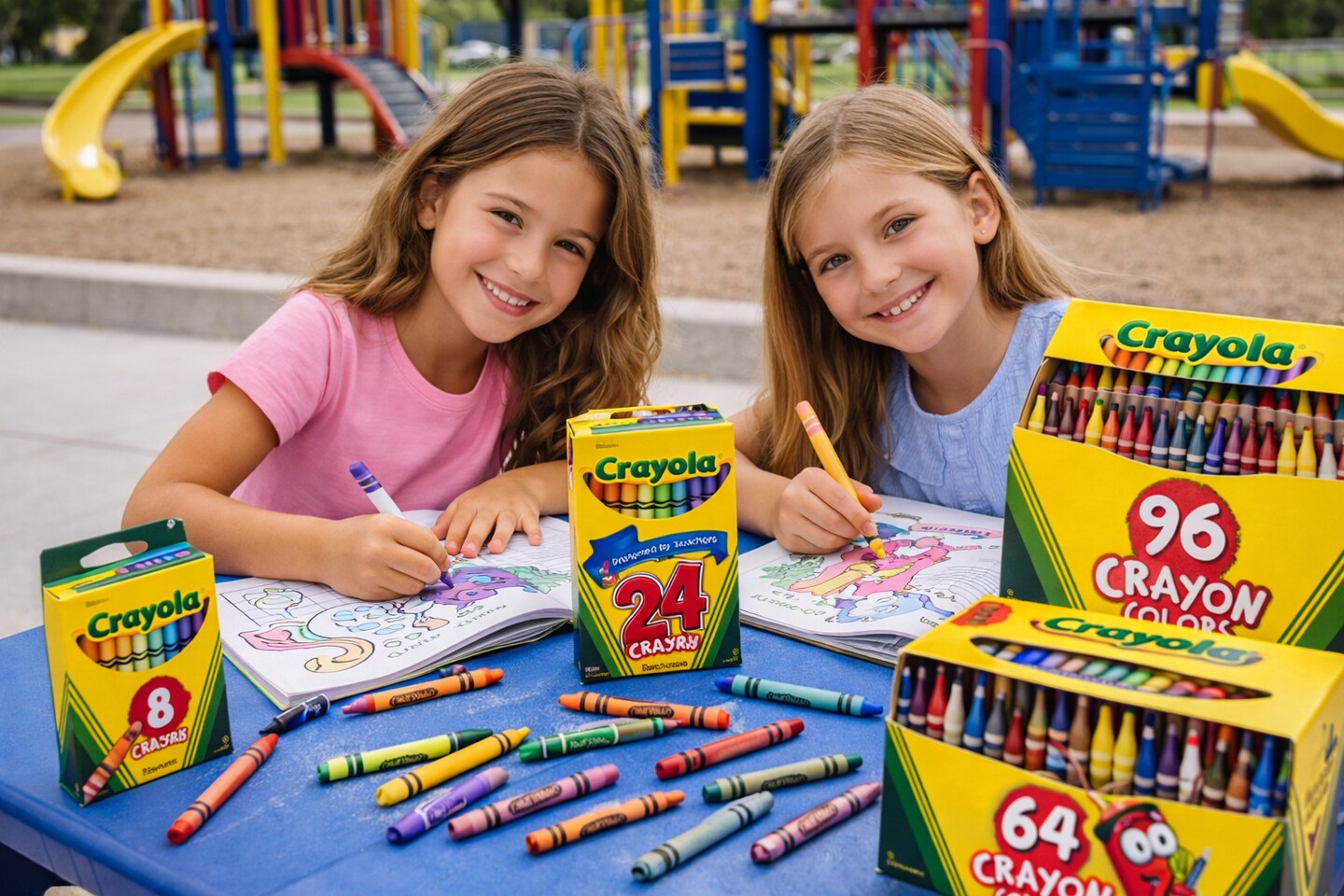 Crayola Regular Size Crayons – Assorted Colors (8, 24, 64, 96 Count Options)