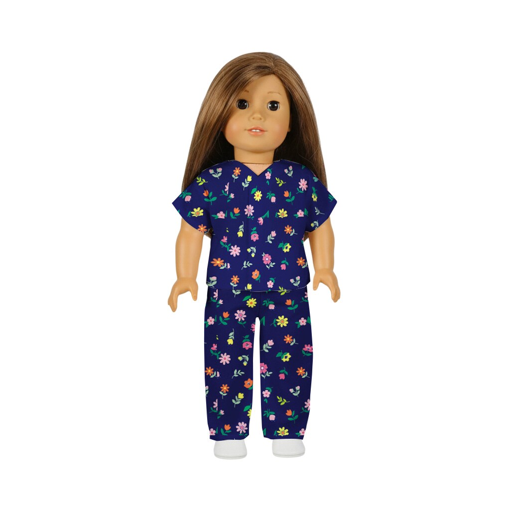 Crosscut Sewing Co.® Doll Pajama Sewing Project Kit - Beginner Friendly DIY Sewing Kit