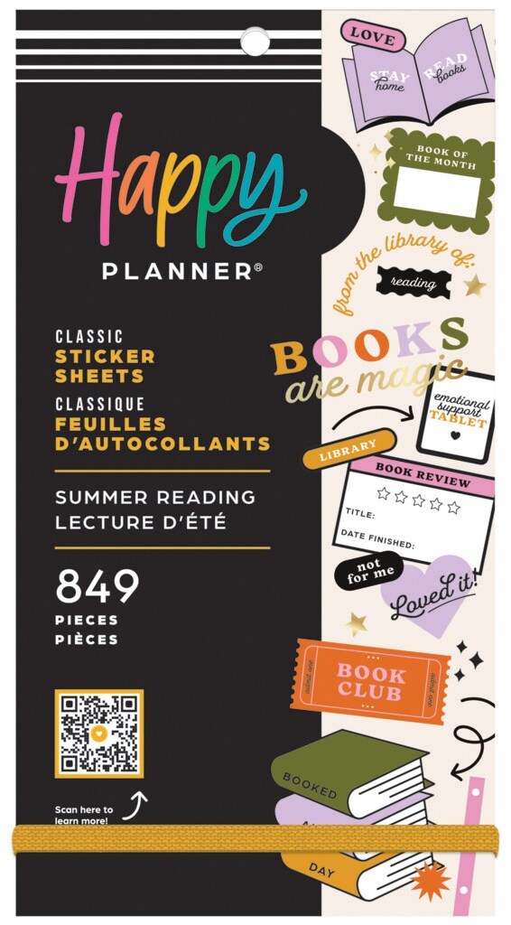 Happy Planner Sticker Value Pack 30/Sheets-Summer Reading
