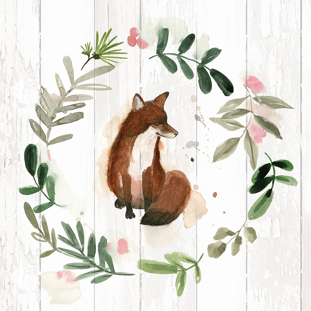Winter Woodland Wood Wall Art