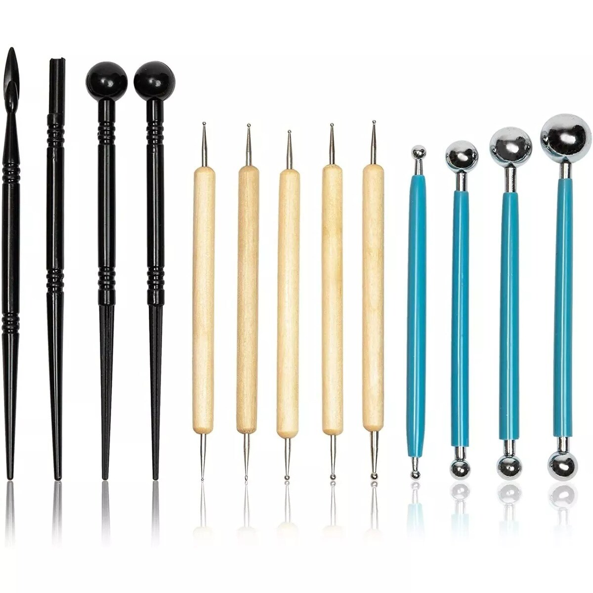 13 Pcs Ball Stylus Dotting Tools Polymer Modeling Clay Sculpting Rock Painting