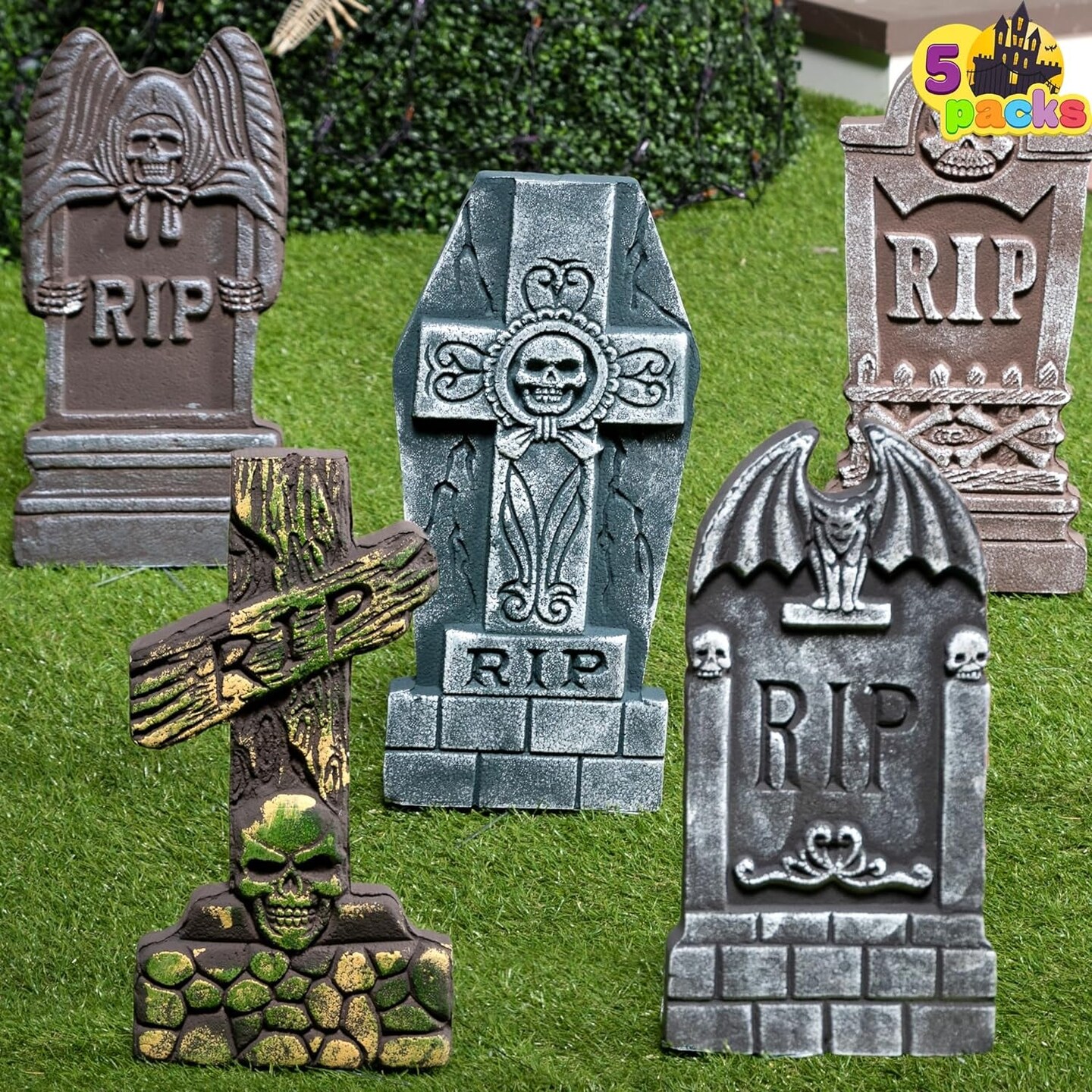 Halloween Foam RIP Graveyard