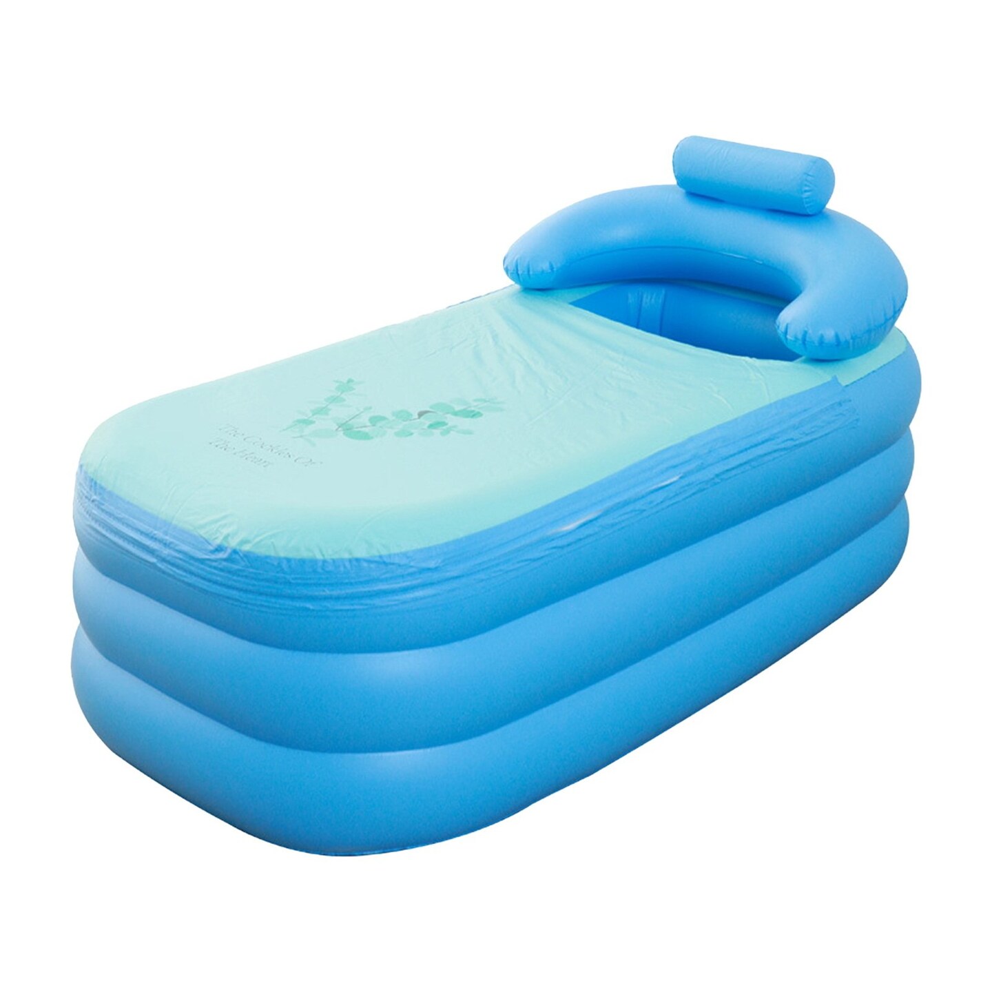 Inflatable Spa Tub Portable Relaxation Tub Foldable Bathtub With Backrest Easy Assembly Bathing Pool For Adults Children