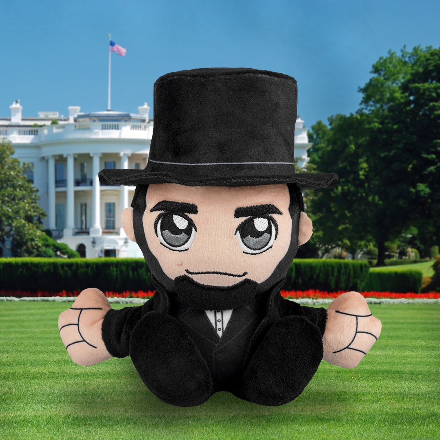Bleacher Creatures Abraham Lincoln 8&#x22; Kuricha Plush
