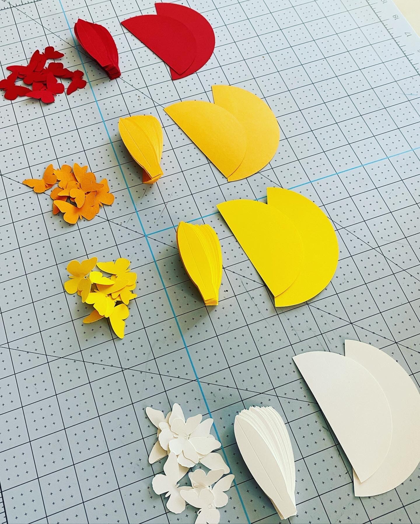 DIY Paper Flower Kit, Sunflower and Butterflies, Make your Own, Paper Flower Art, Arts and Crafts, Theme Party Decor, Crafts for Kids - image8