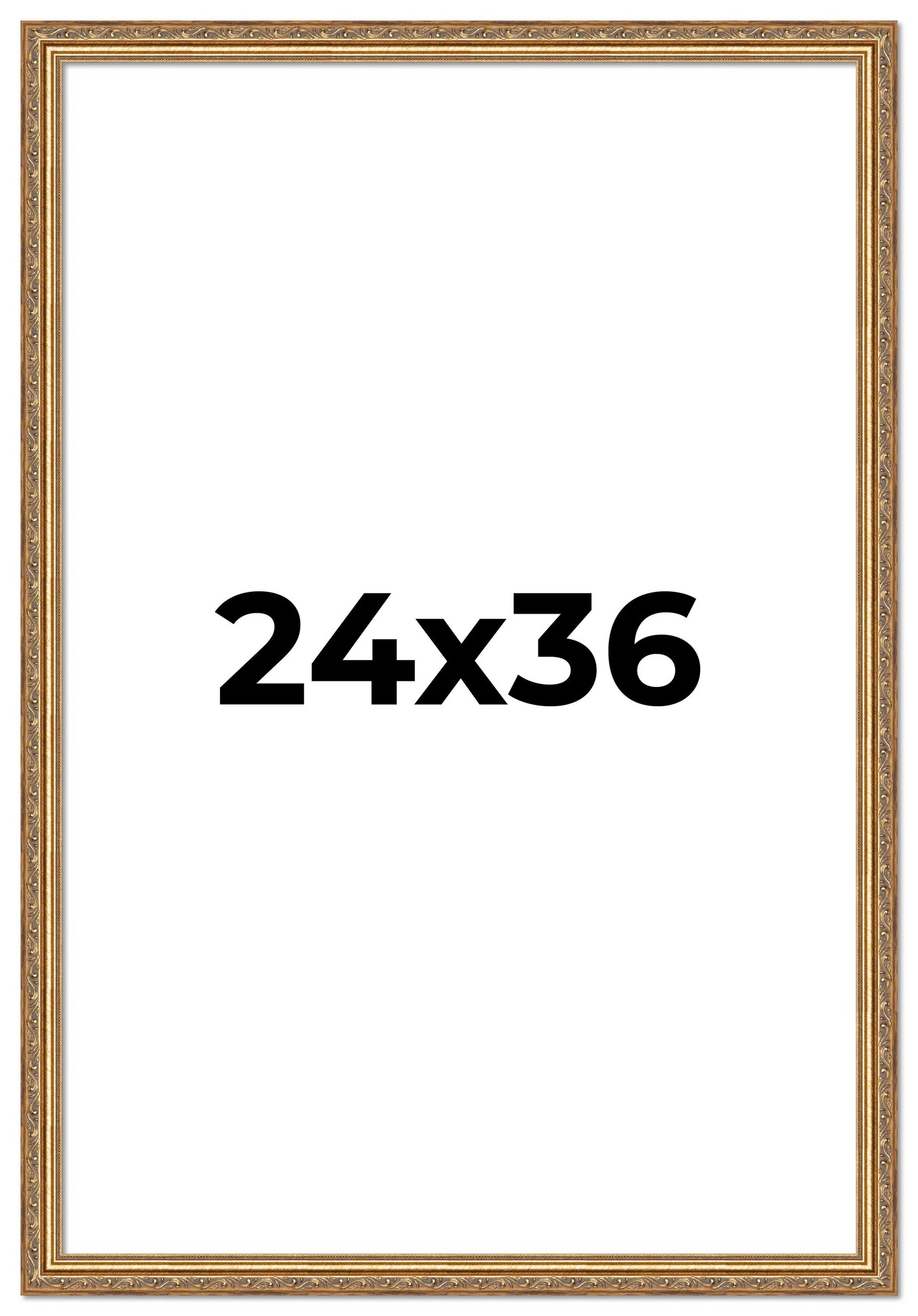 24x36 Museum-Quality Picture Frame with UV-Resistant Acrylic &#x26; Acid-Free Backing, Available in 4 Finishes - Gold, Silver, Bronze, and Black