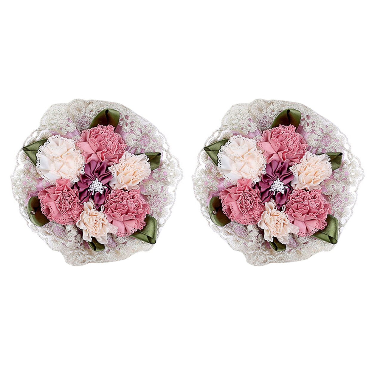 2Pcs Curtain Tieback Tie Rope Elegant Flower Adjustable Decorative Fashion Drapes Curtain Straps For Living Room