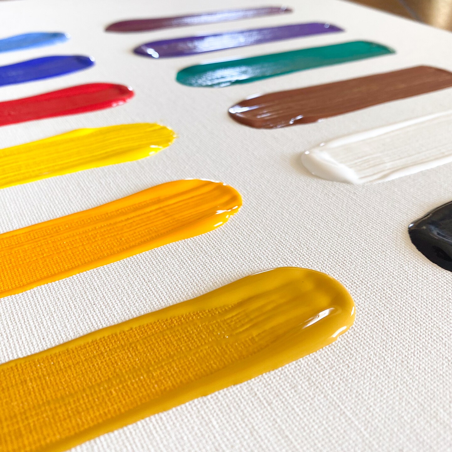 milo Acrylic Paint Set of 12 Colors | 16 oz Bottles | Student Primary Colors Acrylics Painting Pack | Made in the USA | Non-Toxic Art & Craft Paints for Artists, Kids, & Hobby Painters