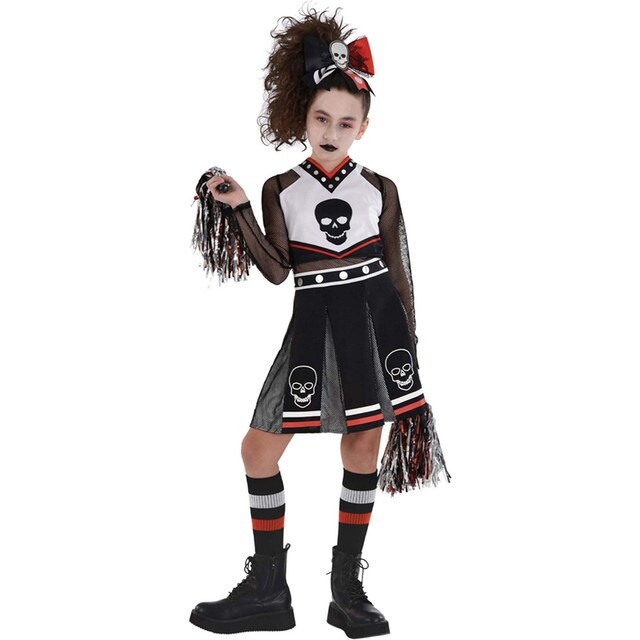 Fear Squad Cheerleader Costume for Kids - Xlarge