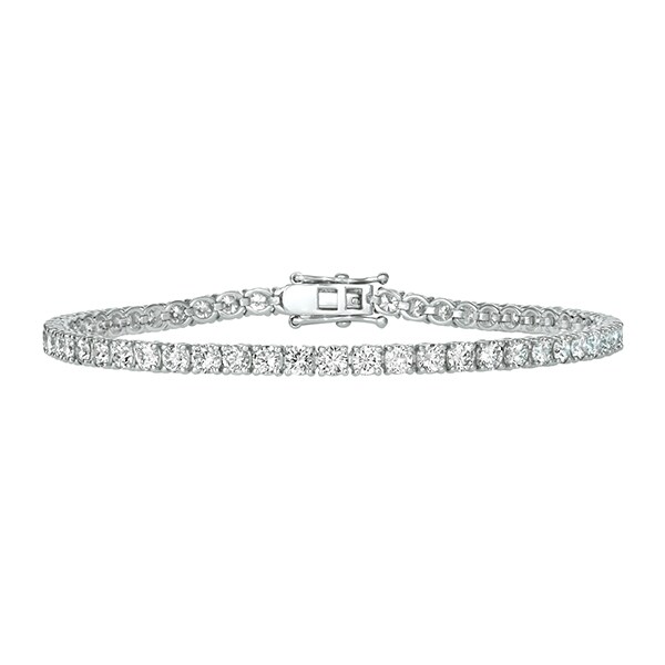 2.28 CT Natural Diamond Tennis Bracelet G-H SI 14K Yellow Gold 8 inch