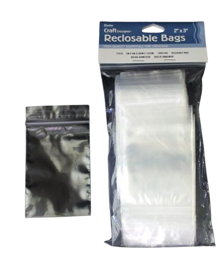 Kitcheniva 2&#x22; x 3&#x22; Clear Poly Craft Ziplock Bags