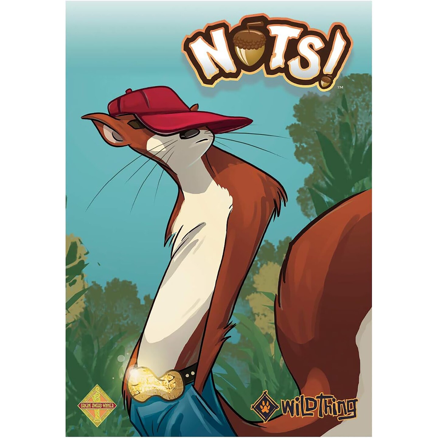 Nuts- A Nut Grabbing Card Game Against Squirrels for 2-6 Players, Ages 13+