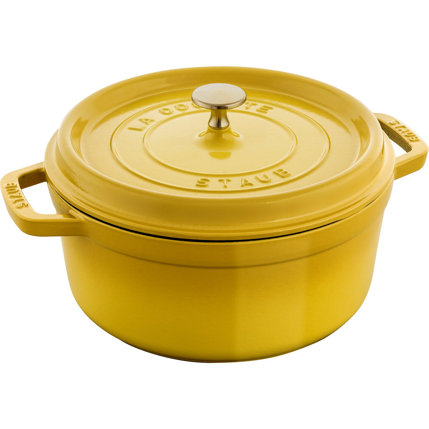 STAUB Cast Iron 4-qt Round Cocotte