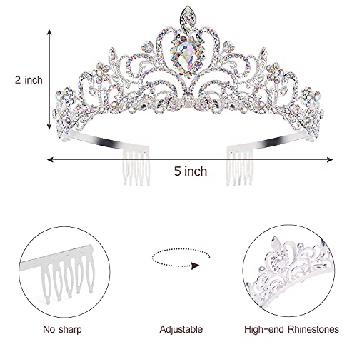 Birthday Girl, Silver Crown with Sash for Women