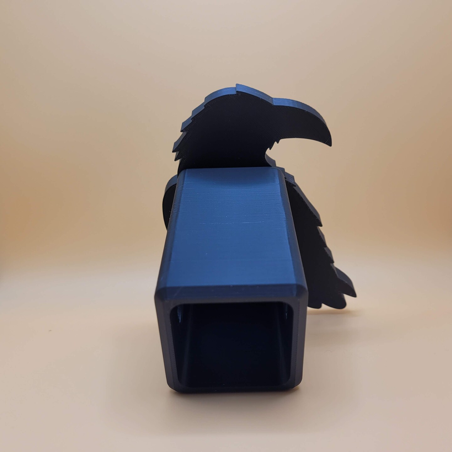 Raven Trailer Hitch Cover.  Fits 2 inch Receiver. Over 120 Color combinations. Made in the USA! 3D printed. - image9