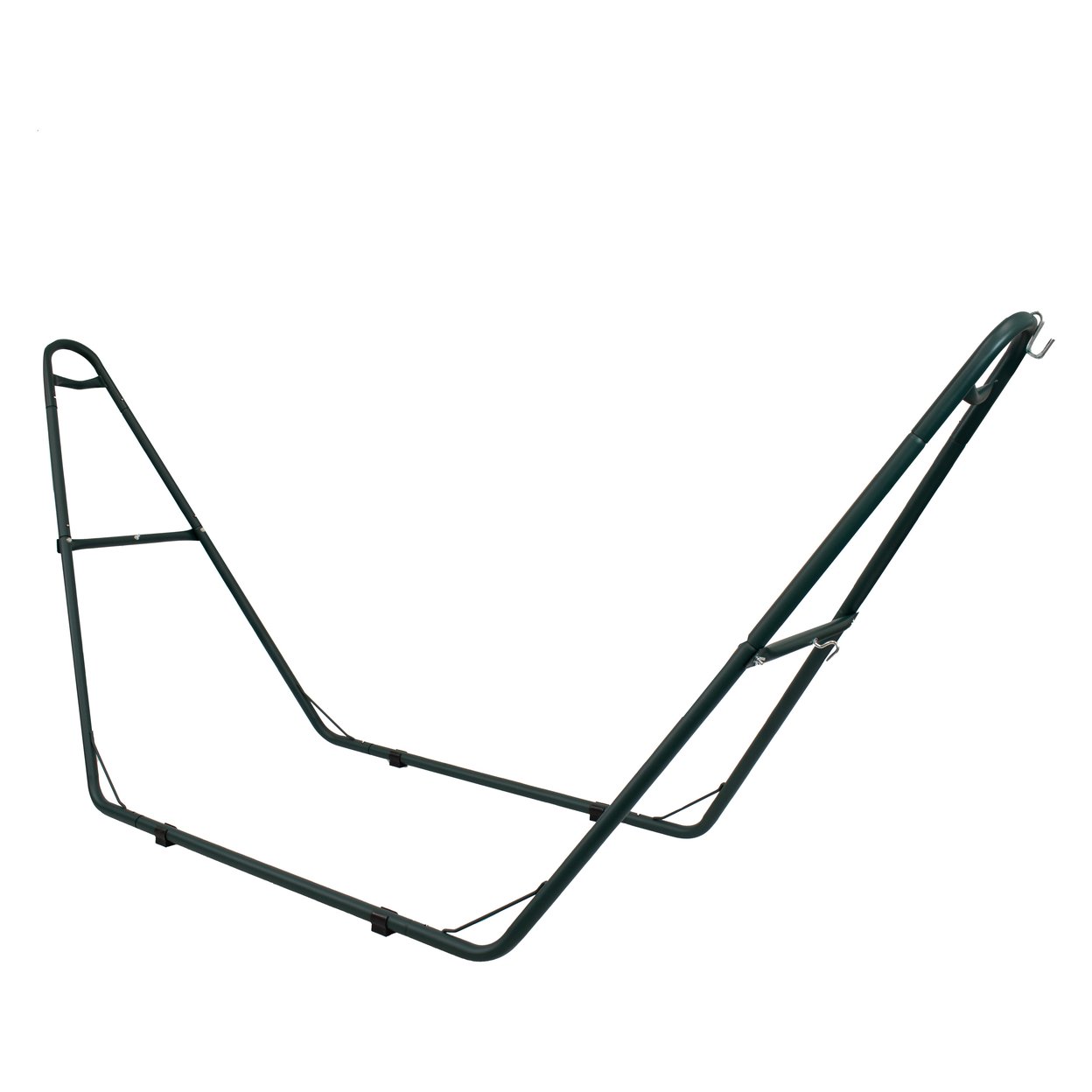 Sunnydaze Powder-Coated Steel Universal Hammock Stand - Green - 124 In